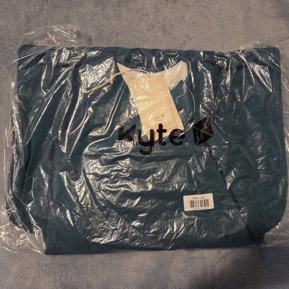 Kyte BABY Teal Sleepsack NWT LARGE 1.0 TOG